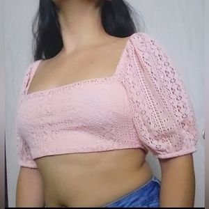 Pink Crop Top (Small)